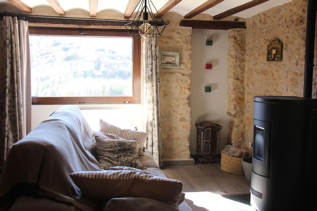 Casa Rustica Y Vistas A La Montana - Els Llavadors Villa Villafranca del Cid Eksteriør billede